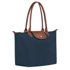 Zeitlose Shopper-Tasche Medium, Marineblau