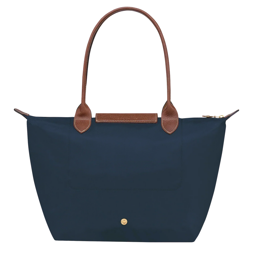 Zeitlose Shopper-Tasche Medium, Marineblau