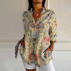 Mayla | Vintage Blumenbluse – Isabels Modehaus (Bild 3)