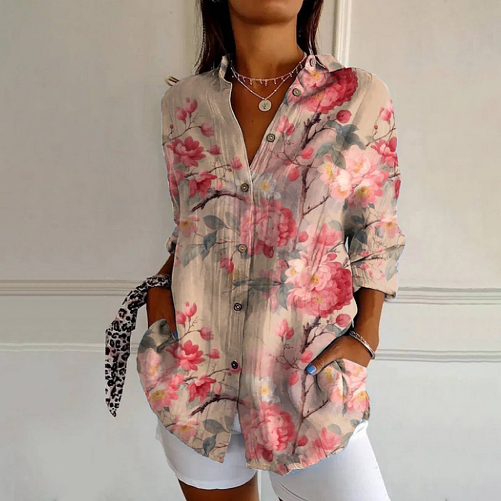 Mayla | Vintage Blumenbluse – Isabels Modehaus