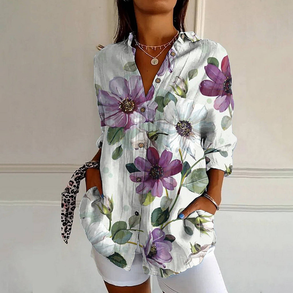 Mayla | Vintage Blumenbluse – Isabels Modehaus (Bild 4)