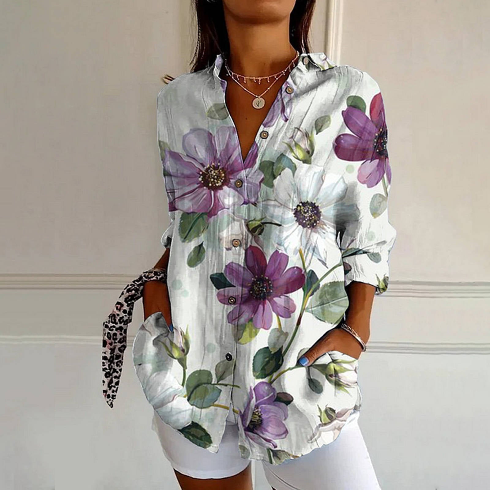 Mayla | Vintage Blumenbluse – Isabels Modehaus (Bild 4)