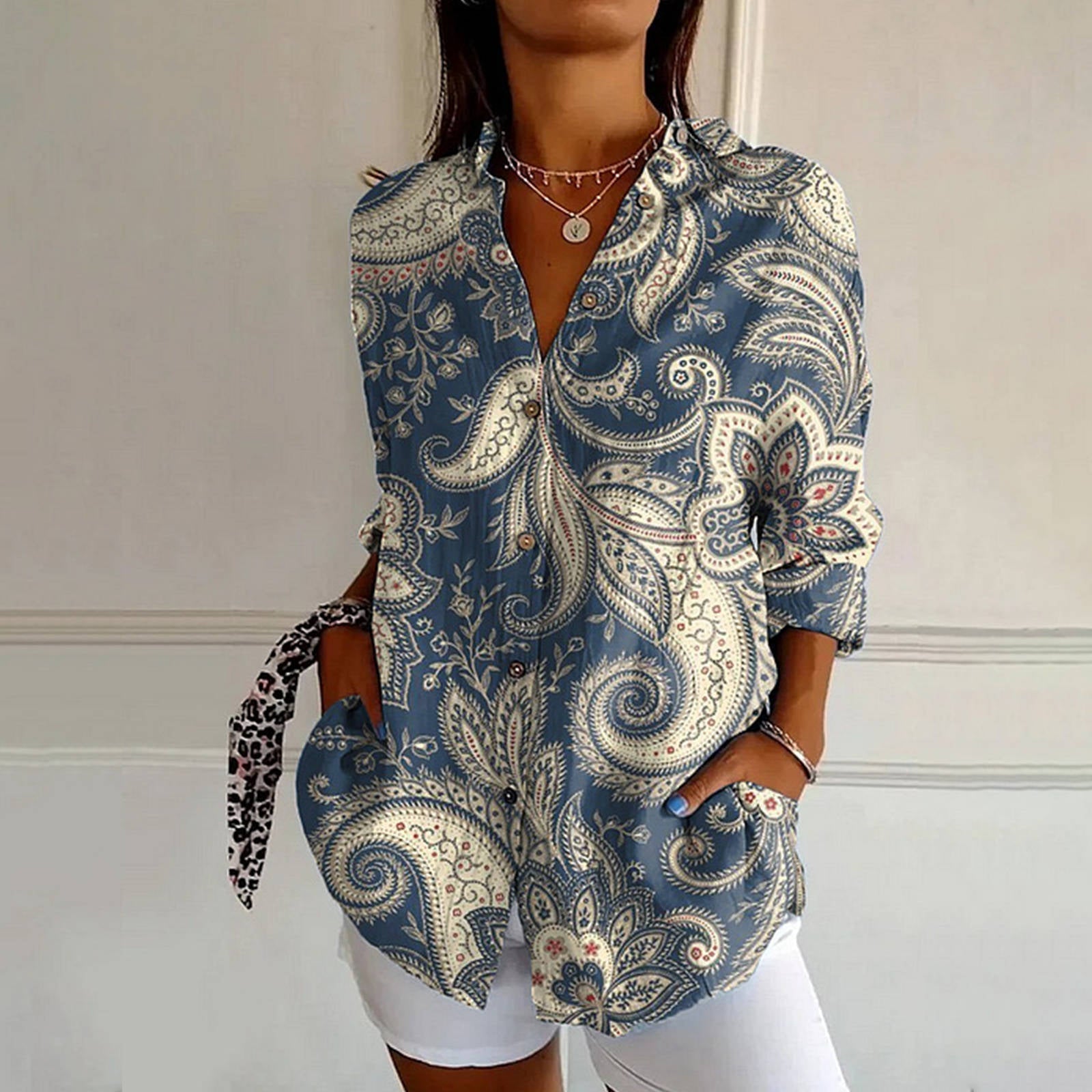 Mayla | Vintage Blumenbluse – Isabels Modehaus (Bild 5)