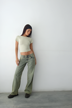 Mia | Low-Rise Wide-Leg Jean – Isabels Modehaus (Bild 10)
