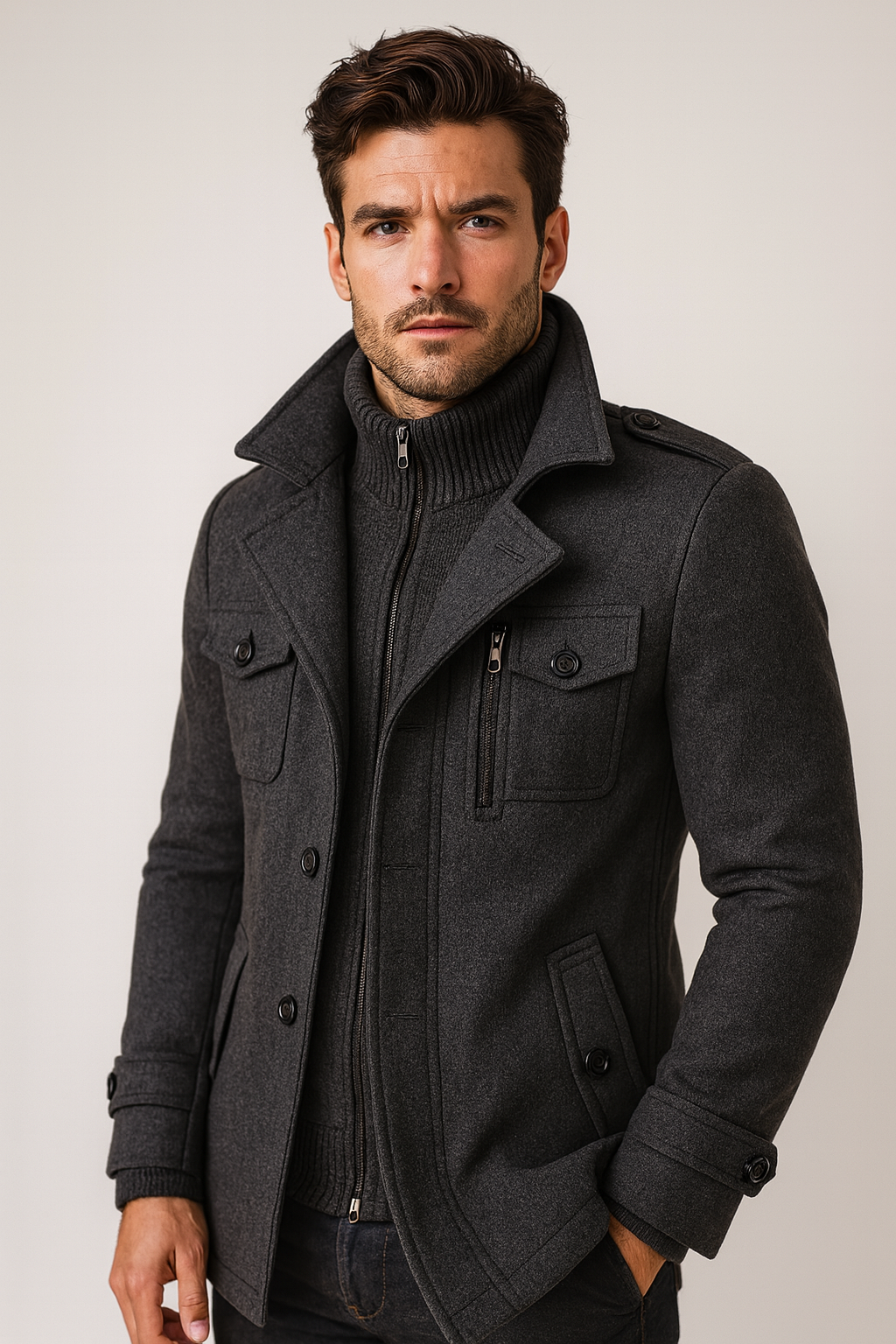Marcus | Zweiteiliger Mantel – Isabels Modehaus