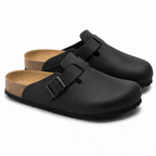 Leder-Pantoletten für Herren