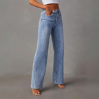 Weite Jeans mit hoher taille – Isabels Modehaus (Bild 4)