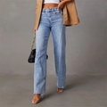 Weite Jeans mit hoher taille – Isabels Modehaus