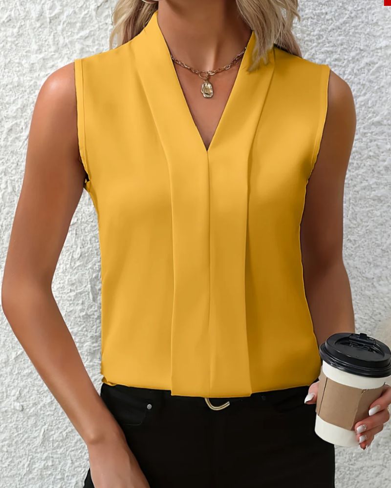Nicole | Lässiges, weites Top mit V-Ausschnitt – Isabels Modehaus (Bild 4)