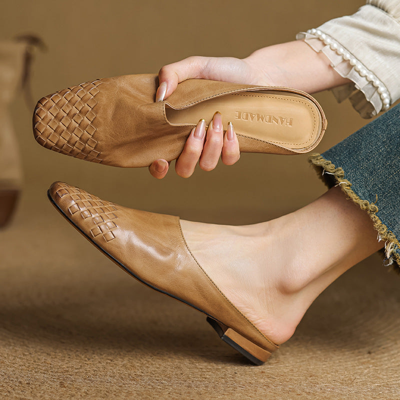 Viola Echtes Leder Mules – Isabels Modehaus (Bild 4)