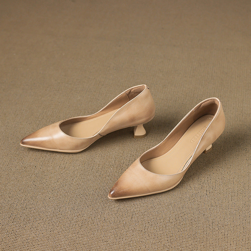 Calenne Leder Kitten Heels – Isabels Modehaus (Bild 6)