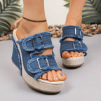 Atelier | Frayed Edge Wedge Sandalen – Isabels Modehaus (Bild 12)