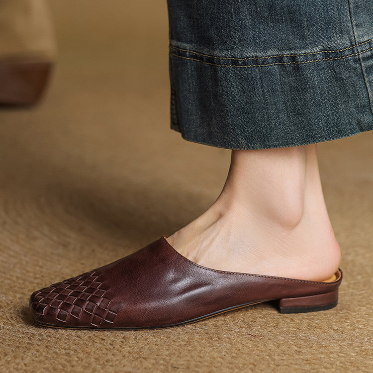 Viola Echtes Leder Mules – Isabels Modehaus (Bild 2)
