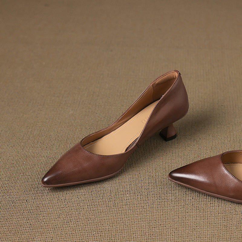 Calenne Leder Kitten Heels – Isabels Modehaus (Bild 14)