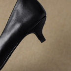 Orlisse Leder Kitten Heel Pumps – Isabels Modehaus (Bild 5)