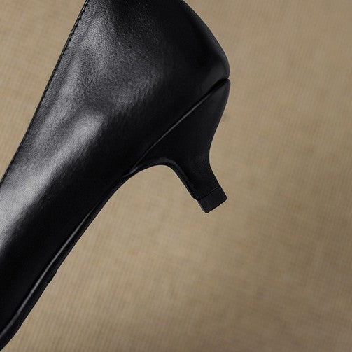 Orlisse Leder Kitten Heel Pumps – Isabels Modehaus (Bild 5)