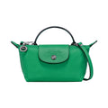 Mini-Leder Longchamp Tasche - Grün – Isabels Modehaus