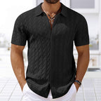 Menno | Kurzärmeliges Strickhemd – Isabels Modehaus (Bild 2)