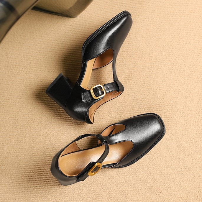 Marcele T-Riemen Leder Pumps – Isabels Modehaus (Bild 6)
