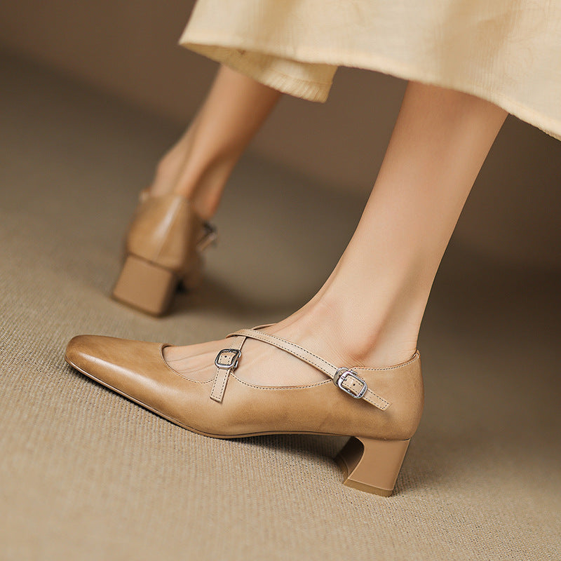 Marvane Leder Kitten Heels – Isabels Modehaus (Bild 2)