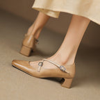 Marvane Leder Kitten Heels – Isabels Modehaus (Bild 2)