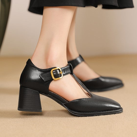 Marcele T-Riemen Leder Pumps – Isabels Modehaus (Bild 4)