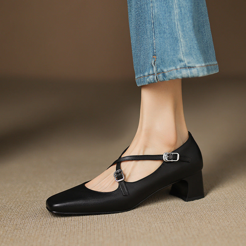 Marvane Leder Kitten Heels – Isabels Modehaus (Bild 14)