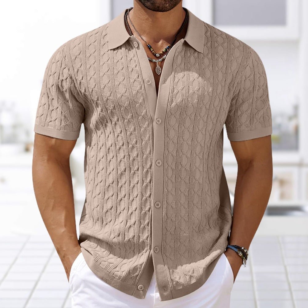 Menno | Kurzärmeliges Strickhemd – Isabels Modehaus (Bild 4)