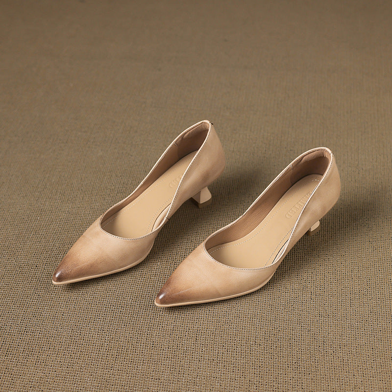 Calenne Leder Kitten Heels – Isabels Modehaus (Bild 7)
