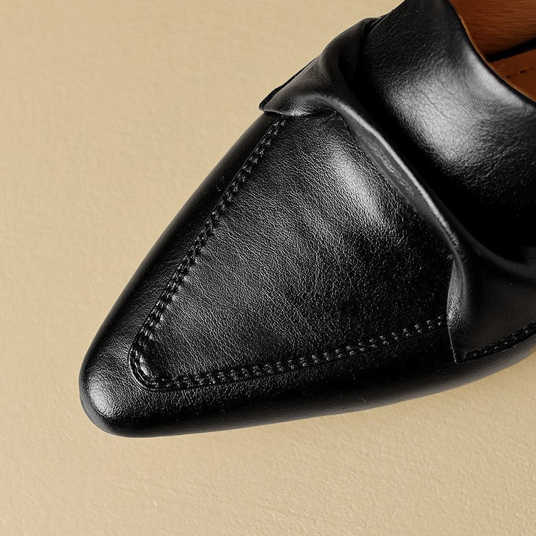 Marloe Spitz zulaufende Leder-Mules – Isabels Modehaus (Bild 13)