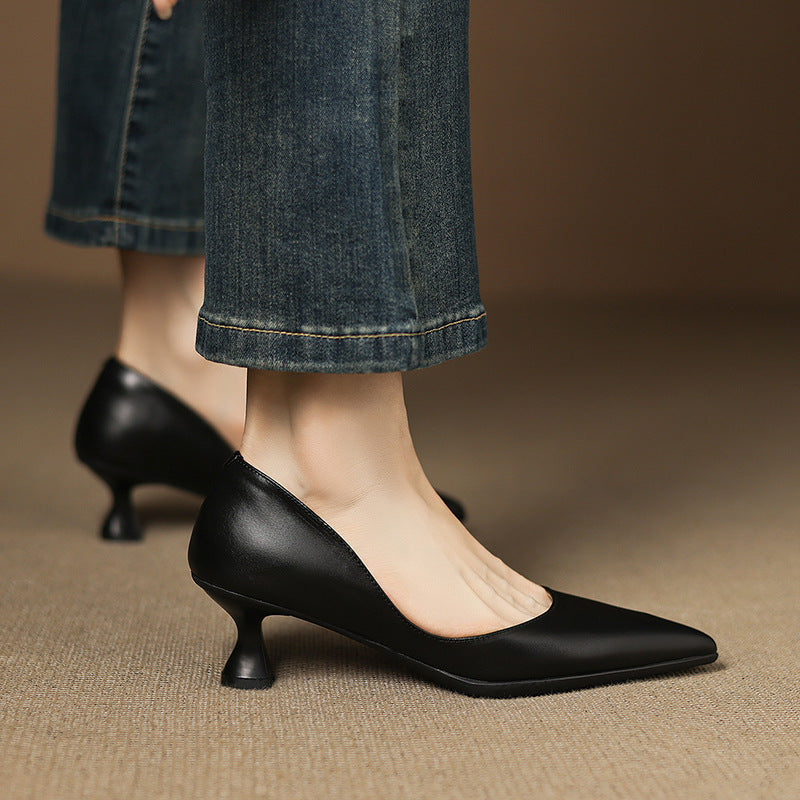 Calenne Leder Kitten Heels – Isabels Modehaus (Bild 21)