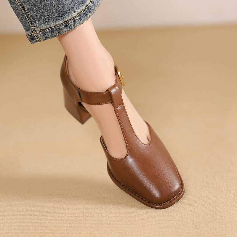Marcele T-Riemen Leder Pumps – Isabels Modehaus (Bild 8)