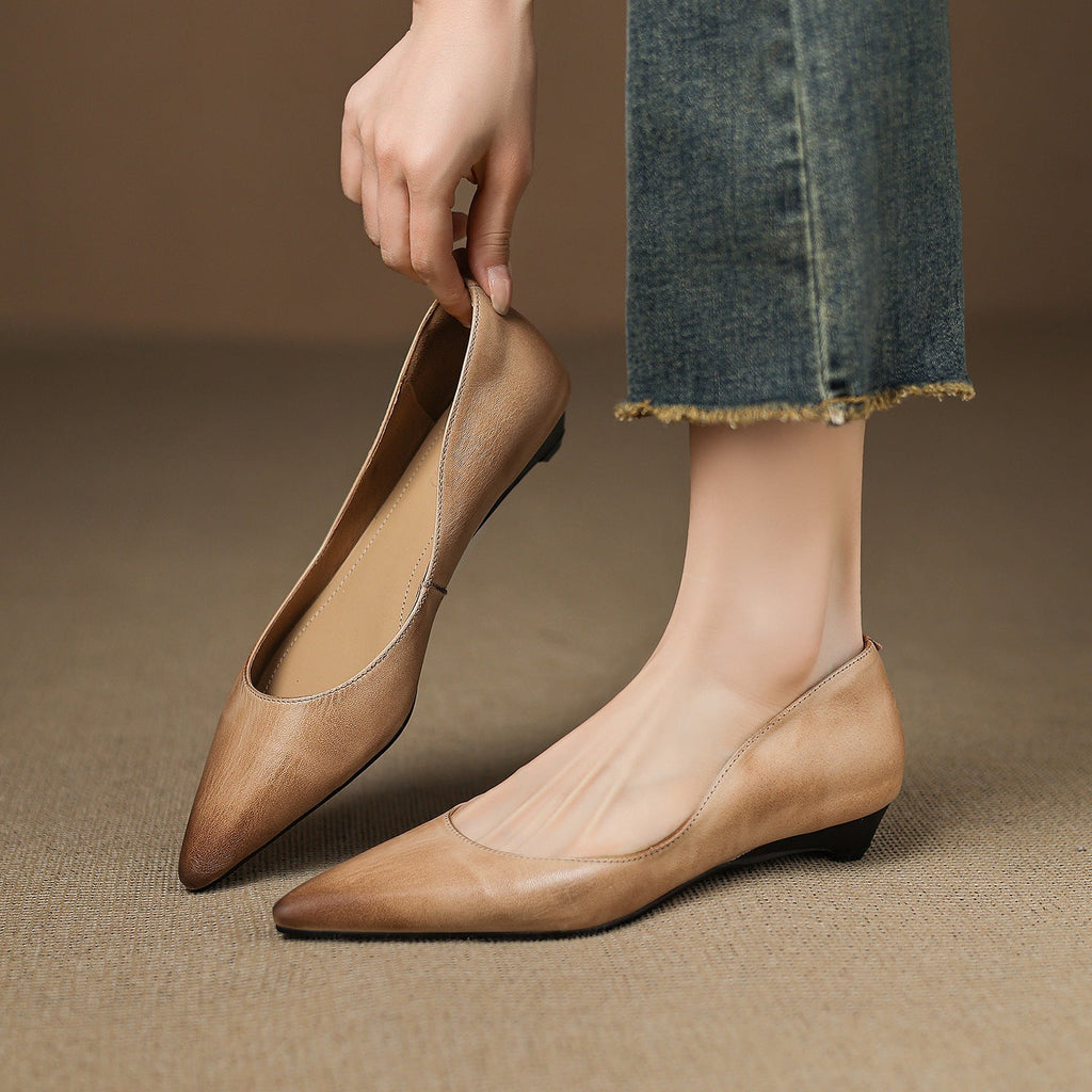 Arla Echtes Leder Ballerinas – Isabels Modehaus