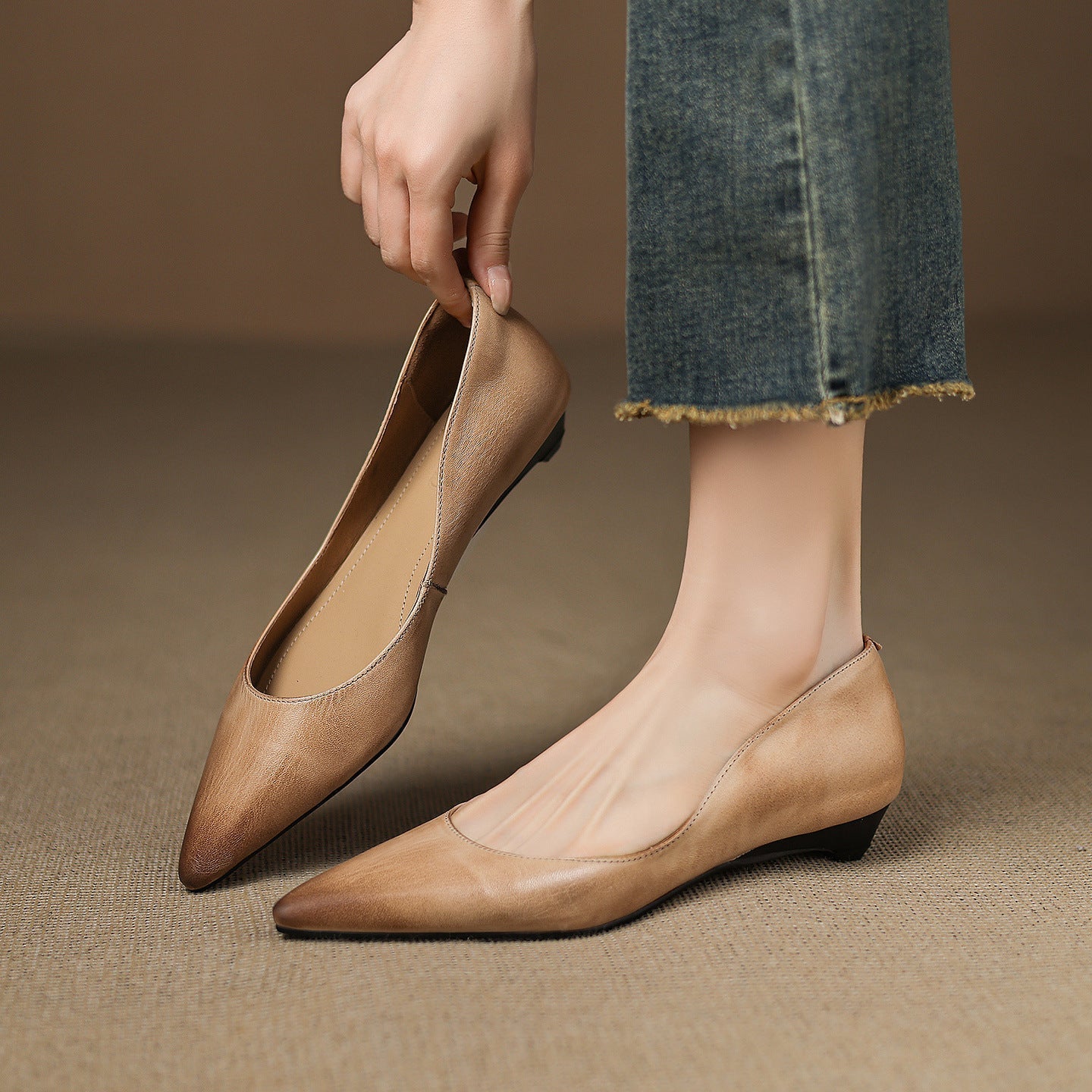 Arla Echtes Leder Ballerinas – Isabels Modehaus