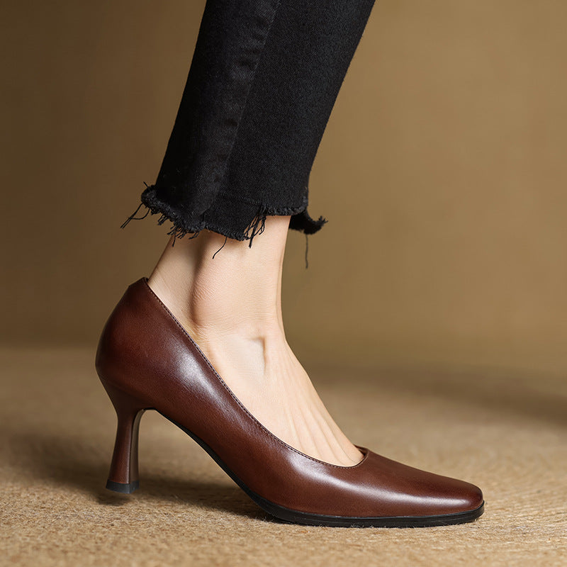 Elviera Quadratische Lederpumps – Isabels Modehaus (Bild 11)