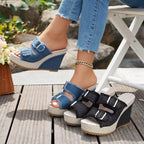 Atelier | Frayed Edge Wedge Sandalen – Isabels Modehaus (Bild 11)