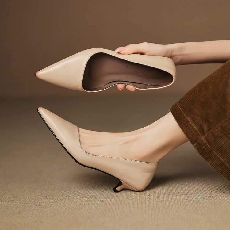 Orlisse Leder Kitten Heel Pumps – Isabels Modehaus (Bild 8)