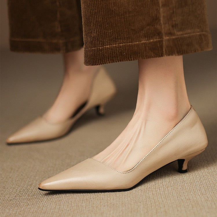 Orlisse Leder Kitten Heel Pumps – Isabels Modehaus (Bild 9)