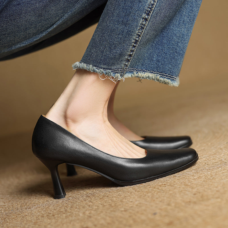 Elviera Quadratische Lederpumps – Isabels Modehaus (Bild 20)