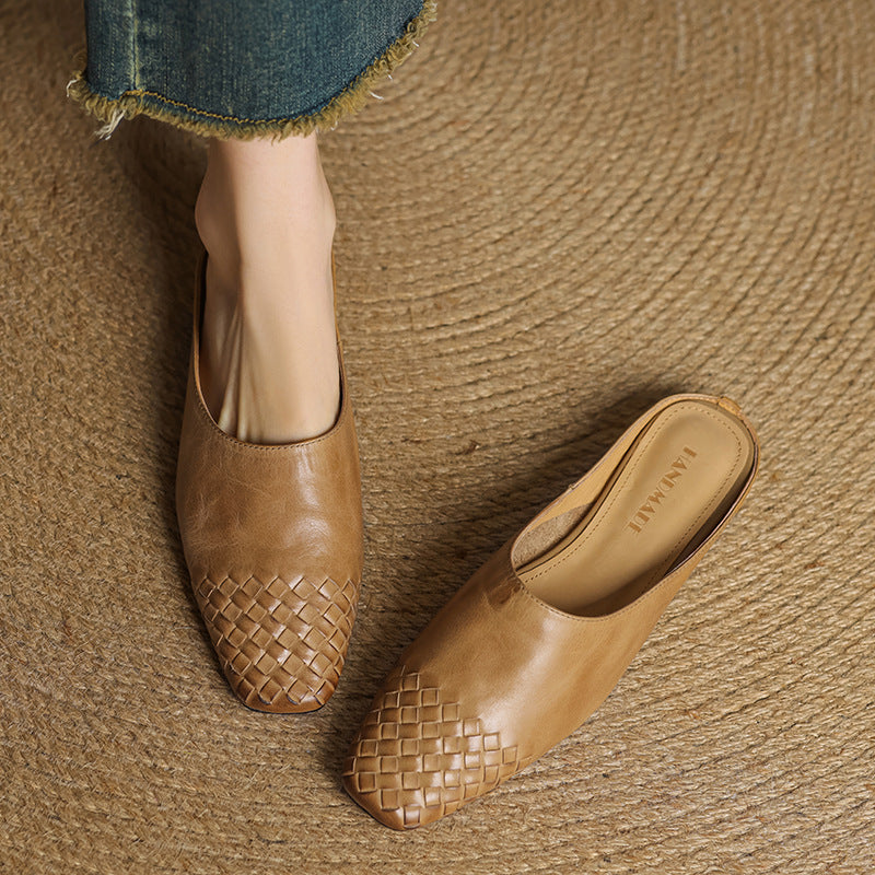 Viola Echtes Leder Mules – Isabels Modehaus (Bild 13)