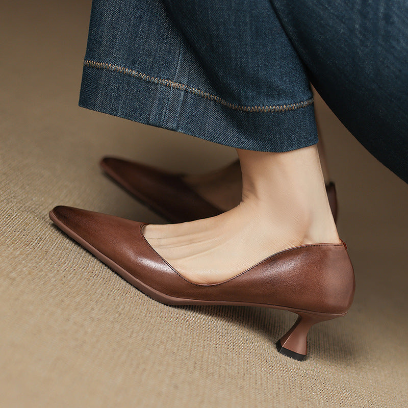 Calenne Leder Kitten Heels – Isabels Modehaus (Bild 9)