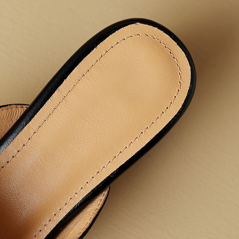 Marloe Spitz zulaufende Leder-Mules – Isabels Modehaus (Bild 11)