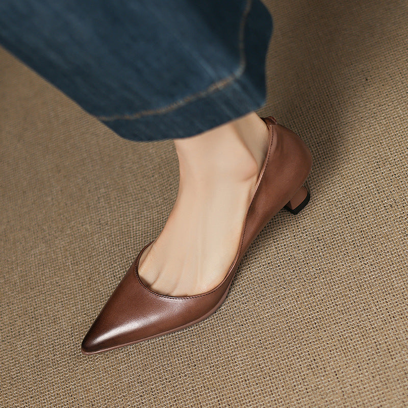 Calenne Leder Kitten Heels – Isabels Modehaus (Bild 10)