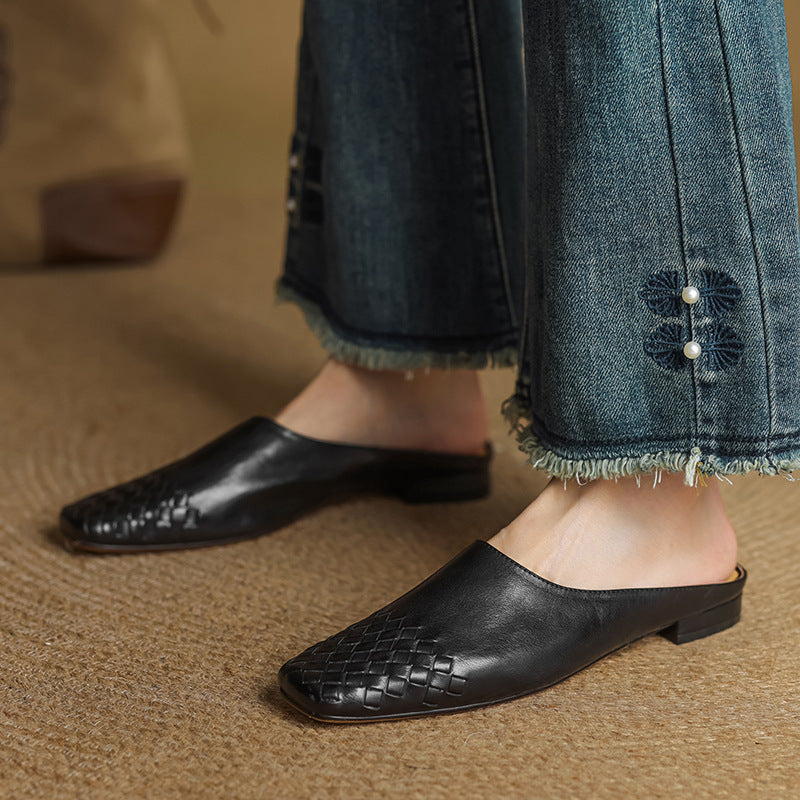 Viola Echtes Leder Mules – Isabels Modehaus (Bild 3)