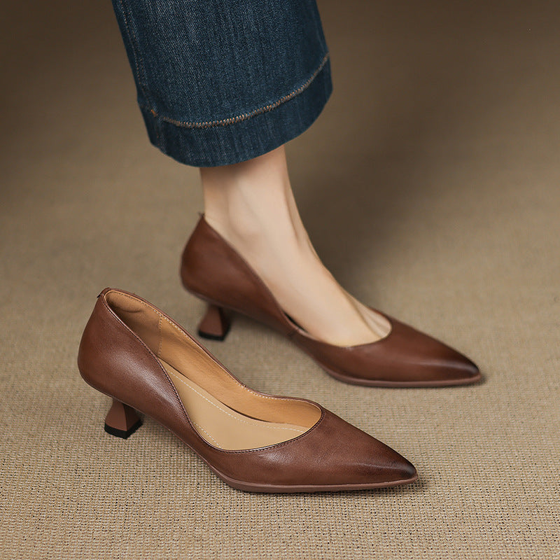 Calenne Leder Kitten Heels – Isabels Modehaus (Bild 8)