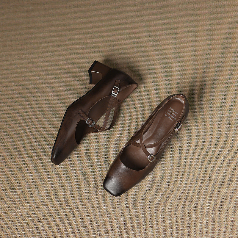 Marvane Leder Kitten Heels – Isabels Modehaus (Bild 13)