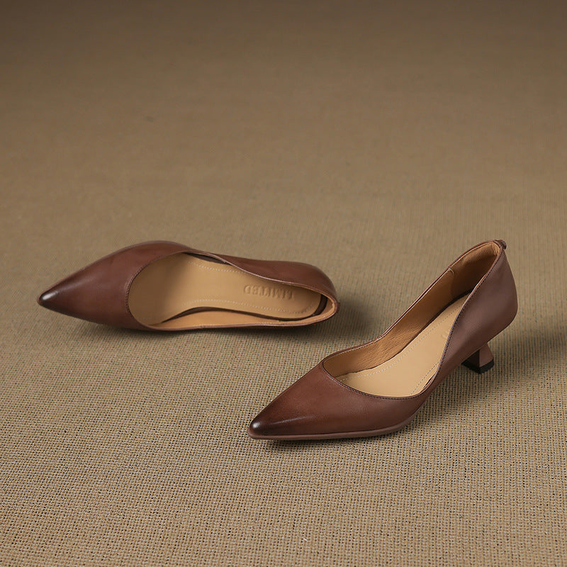 Calenne Leder Kitten Heels – Isabels Modehaus (Bild 15)