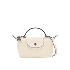 Mini Leder Longchamp Tasche - Weiß – Isabels Modehaus