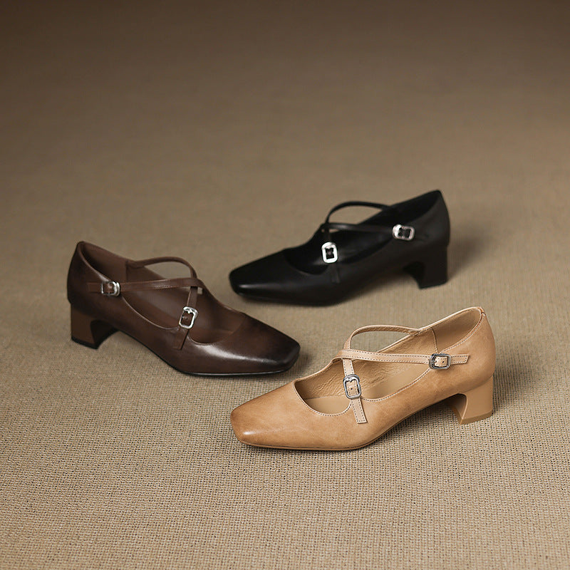 Marvane Leder Kitten Heels – Isabels Modehaus (Bild 24)
