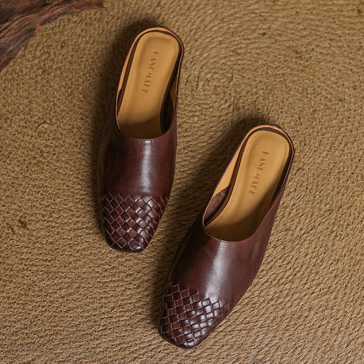 Viola Echtes Leder Mules – Isabels Modehaus (Bild 7)